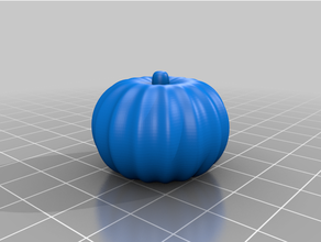 petit citrouille 3d impression Halloween 3d print model - Mito3D