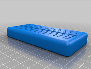 simple cribbage board - 60 points 3d printing 3d print model - Mito3D