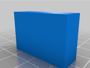 simples caixa obj 3d impressão testes 3d print model - Mito3D