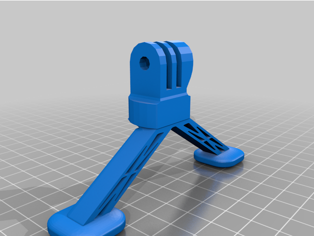 gopro carma firmeza bipé ficar pé Câmera monte 3D print model - Mito3D
