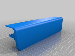 volvo v50 boot lid handle automotive tailgate trunk 3d print model - Mito3D
