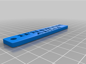 Filament ahlen Schlüsselanhänger Schlüsselbund 3d print model - Mito3D