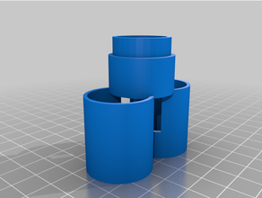 berço mármore Dividido tubo conjuntos jogos pista 3d print model - Mito3D