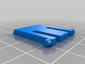 Logitech clavier languette pièces 3d print model - Mito3D