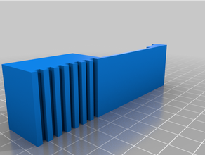 slide under door stopper Haushalt Tür Türstopper rutschen Stopper 3d print model - Mito3D