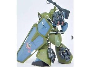 gelgoog cannon shield models anime gundam model gunpla plamo scalemodel 3d print model - Mito3D