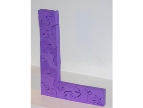 carta pé enigma quebra cabeças 3d impressão 3d print model - Mito3D