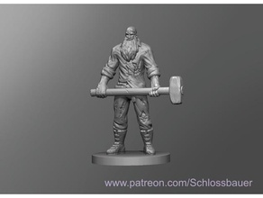 zombie father toys & games dnd dungeons dragons tabletop 3d print model - Mito3D