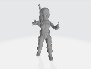 Wüste Raider Kommunikation 3d Drucken Apokalypse Cyberpunk Cyborg futuristisch Miniatur Miniaturen post apocalyptic Rollenspiel sci fi scifi Ödland Krieg Zombie 3d print model - Mito3D