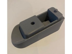 freezer door handle connecting - westinghouse whe6000sa kitchen & dining refrigerator 3d print model - Mito3D