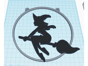 signe cintre séries sorcière 2 panneaux logos 3d print model - Mito3D