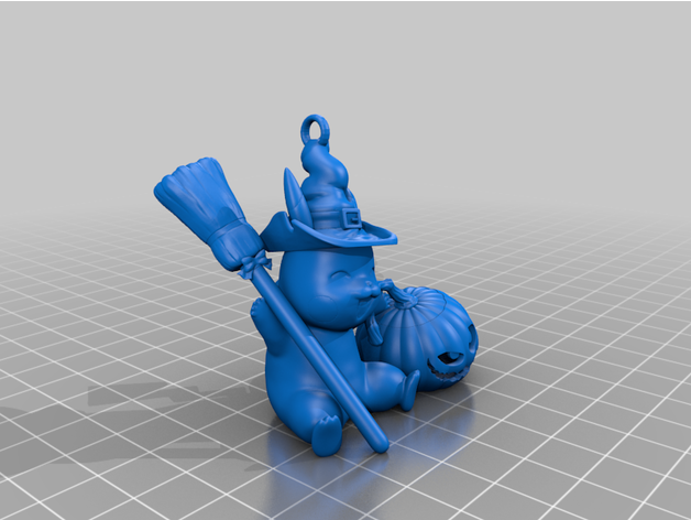 Pikachu bruxa árvore enfeite modelos 3D print model - Mito3D