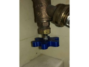 spigot hose bibb valve handle outdoor & garden water 3d print model - Mito3D