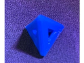 tetraedro 3d stampa poliedro 3d print model - Mito3D