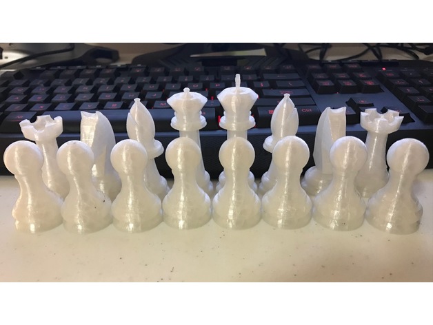 échecs ensemble 3D print model - Mito3D