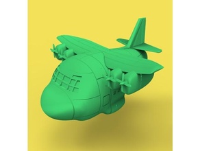taiwan air foce c-130h mechanical toys c-130 3d print model - Mito3D