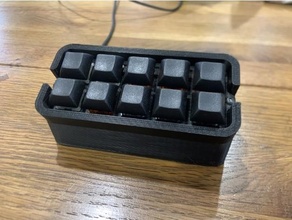 sostituibile caldo macro tastiera 5x2 elettronica 3d print model - Mito3D