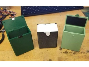 mtg 60 mangas cartão caixa brinquedo jogos acessórios coberta deckbox suporte Magia recolhimento 3d print model - Mito3D