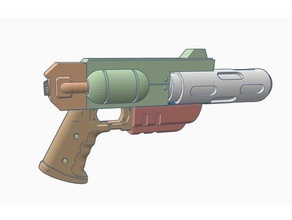 40k Cosplay Inferno Pistole Requisiten 3d print model - Mito3D