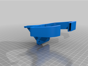 amélioré exoslide Hemera ventilateur canal 3d imprimante pièces 5015 3d print model - Mito3D