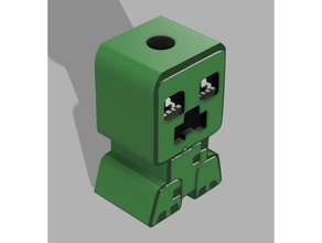 pen support minecraft office creeper 3d print model - Mito3D