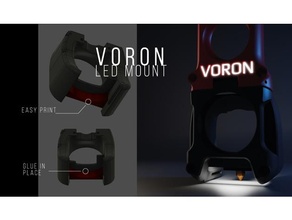 Voron art yakıcı Led binmek 3d yazıcı parçalar 3d print model - Mito3D
