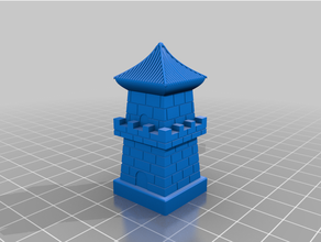 kule satranç 3d baskı 3d print model - Mito3D