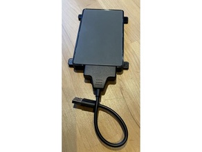 ps3 25 inch portable hard drive case hdd enclosure 3d print model - Mito3D