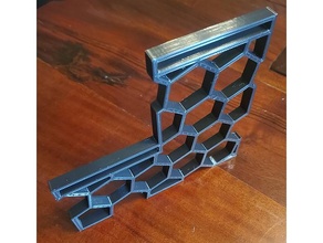 2 especiaria prateleira cozinha jantar gabinete prateleiras hexágono especiarias 3d print model - Mito3D