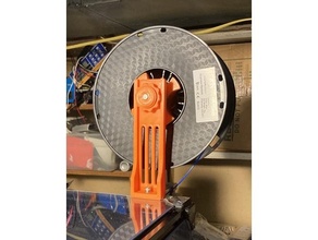 spool holder 2020 extrusion 3mm panel 3d printer parts mount filament voron 3d print model - Mito3D
