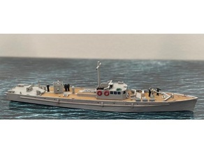 raumboot r41 toy & game accessories 1300 cruel seas ship wargaming 3d print model - Mito3D