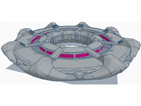 fortnite abductor versiyon 20 modeller yabancı ana gemi ufo 3d print model - Mito3D