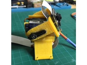 framboesa pi Câmera pan tilt robótica 3d print model - Mito3D