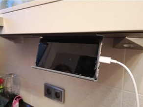 parede armário acessível monte organização suporte phone ficar pé 3d print model - Mito3D