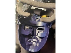 Polsterung einfügen Schnallen Maske Kostüm Frontmann Frontmannmaske htc vive Schnalle Tintenfisch Spiel 3d print model - Mito3D