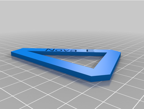 nova quilt template shapes - separate files 3d print model - Mito3D