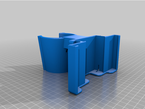 z-fold 3 insert universal cupholder remix mobile phone galaxy 3d print model - Mito3D