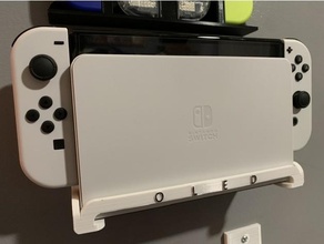nintendo switch oled wall mount video games