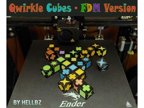qwirkle cubitos fdm versión juegos personalizado juego 3d print model - Mito3D