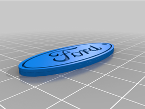 ford focus keychain rid accessories 3d print model - Mito3D