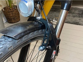 supports aile bicyclette lumière sport air vélo fourchette support ailes phare Montagne Mountenbike montage vtt suspension 3d print model - Mito3D
