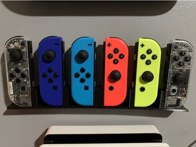 joy con Mauer Halter Unterstützung Video Spiele 3D print model - Mito3D