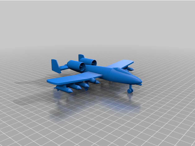 a-10 warthog 3d printing 3D print model - Mito3D