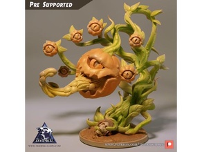 pumpkin seed spitter 3d printing beholder halloween 3d print model - Mito3D