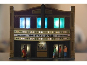 ho scale theater buildings & structures 3d print model - Mito3D