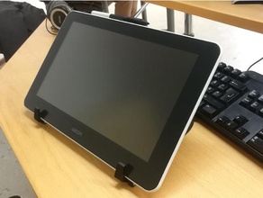 adjustable drawing tablet stand art tools graphics wacom 3d print model - Mito3D