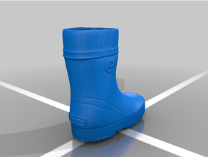 hai botas escaneos réplicas lindo bota 3d print model - Mito3D