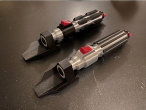 visions twins lightsabers props anime lightsaber star wars 3d print model - Mito3D