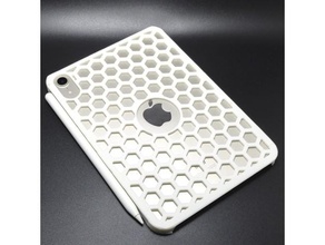 ipad mini 6 bal peteği durum kılıf tablet elma 3d print model - Mito3D