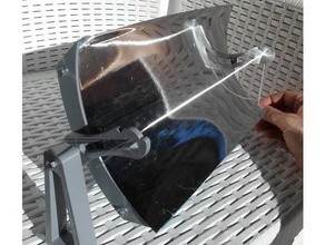 parabólico solar artificial músculo 3d impresión 3d print model - Mito3D